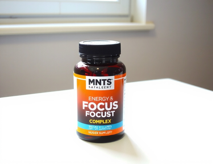 Men's Energy & Focus Complex supplement bottle